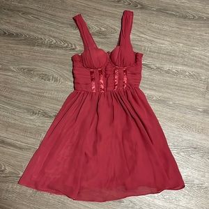 Red Pink Homecoming -Formal Dress